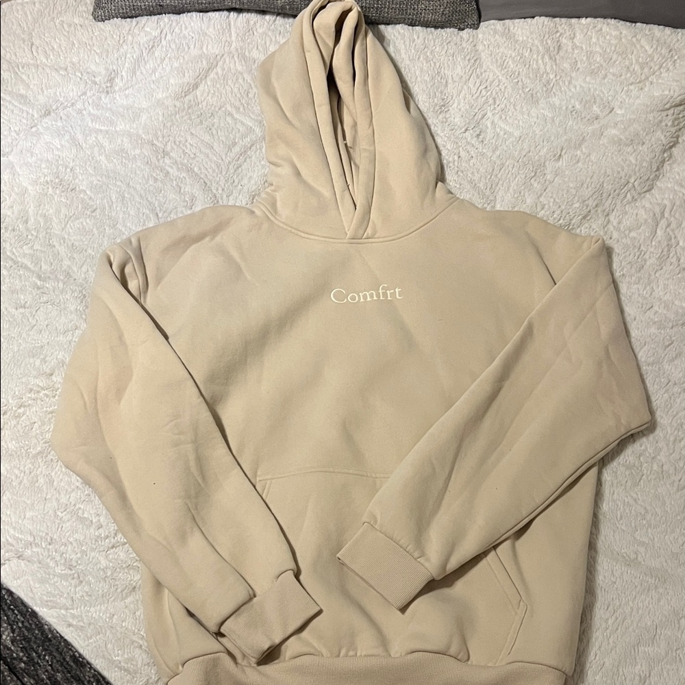 Comfrt Beige Hoodie